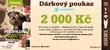 Dárkový poukaz v hodnotě 2000 Kč