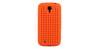 Pixelový kryt na Samsung S4 - oranžový