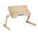 Originální dřevěný stolek pod notebook - přírodní