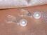 Náušnice, pravé sladkovodní perly ve stříbře - visací