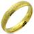 SL13 Třpytivý ocelový prsten ve zlatém odstínu s drsným pískováním