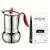Moka konvička Opera Wood Induction, 4 porce + káva Balance, 250 g