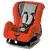 Dětská autosedačka LEONARDO 0-18kg, červená/šedá