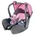 Dětská autosedačka NANNA GURI 0–13 kg, růžovo/šedá