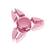 Kovový Fidget Spinner Shuriken, růžový
