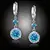 Náušnice Brillance Luna Sea Blue