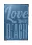 Plechová cedule Love the beach
