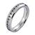 NSS1004 Ocelový prsten - zirkony