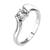 OPR1469 Ocelový prsten - zirkon