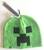 Pletená čepice Minecraft Creeper Face