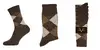 19V69 Italy Ponožky Business 5-Pack Brown-Beige (C174)