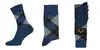 19V69 Italy Ponožky Business 5-Pack Dark Blue-Grey (C177)