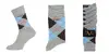 19V69 Italy Ponožky Business 5-Pack Light Grey-Blue (C179)