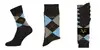 19V69 Italy Ponožky Business 5-Pack Dark Black-Blue (C180)