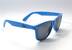Modré brýle Kašmir Wayfarer Retro - skla tmavá