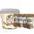 100% mandlový krém + arašídy, 150 g + mandle, 150 g + kešu, 150 g + chia semínka, 150 g
