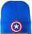 Zimní přeložená pletená čepice Marvel/Captain America