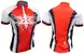 Cyklistický dres STAR, červeno/černá