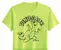 Vybarvovací tričko s potiskem DINOSAURA, zelená