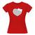 Dámské valentýnské tričko: Pruhovaná láska