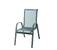 Síťovaná židle s hliníkovou kontrukcí - šedá