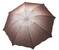 Deštník - hnědý s kapkami