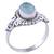 Stříbrný prsten s přírodním opálem