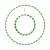 Skládací Hula Hoop Perfect 20 mm/100 cm: Zelená + Černá