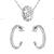 Set náušnic a náhrdelníku s krystaly Swarovski Elements - Attract