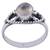 Stříbrný prsten s přírodním měsíčním kamenem