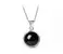 Ocelový náhrdelník Gemstone - Onyx