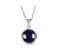 Ocelový náhrdelník Gemstone - modrý Avanturín
