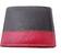 Černo-červená kožená peněženka z jemné kůže