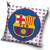 Polštář FC Barcelona Barca bílý 40 x 40 cm