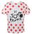 Pánské bílé tričko Tour de France s červenými puntíky