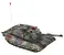 Tank ABRAMS s IR střelbou na dálkové ovládání: zelený kamufláž