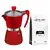 Moka konvička Rossana - červená, 6 porcí + káva Balance, 250 g