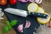 Damaškový nůž Katfinger Santoku 5" - černý