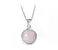 Ocelový náhrdelník Gemstone - Růženín