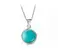 Ocelový náhrdelník Gemstone - Tyrkys