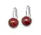 Ocelové náušnice Gemstone - brekciový Jaspis