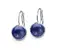Ocelové náušnice Gemstone - Lapis Lazuli