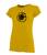 Dámské tričko čtyřlístek hořčicová žlutá/černá