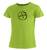 Pánské bavlněné tričko geo, zelená/černá