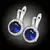 Náušnice Brillance Isabella Royal Blue