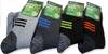 4 páry - pánské zdravotní termo bambusové ponožky