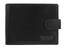 Kožená peněženka Leonardo Verelli s RFID ochranou (černá)