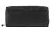 Dámská kožená peněženka Leonardo Verrelli na zip s RFID ochranou (černá)