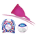 LilCup Mia menstruační kalíšek rose + dárek: 2 ks sterilizačních tablet MINI