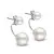 Náušnice Double Pearls